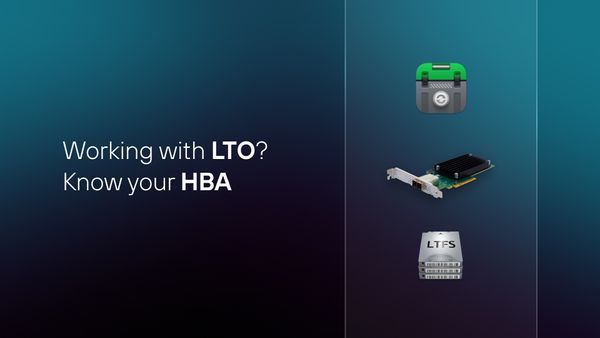 Working with LTO? Know your HBA